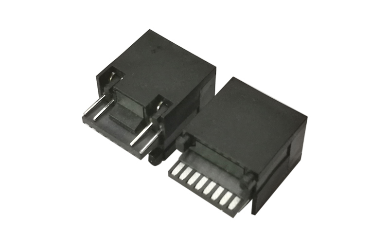 China Custom Soldering type RJ45 8P8C Female connector Injection ethernet cable connector manufacturer