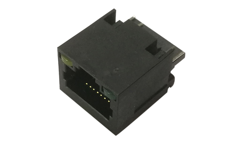China Custom Soldering type RJ45 8P8C Female connector Injection ethernet cable connector manufacturer