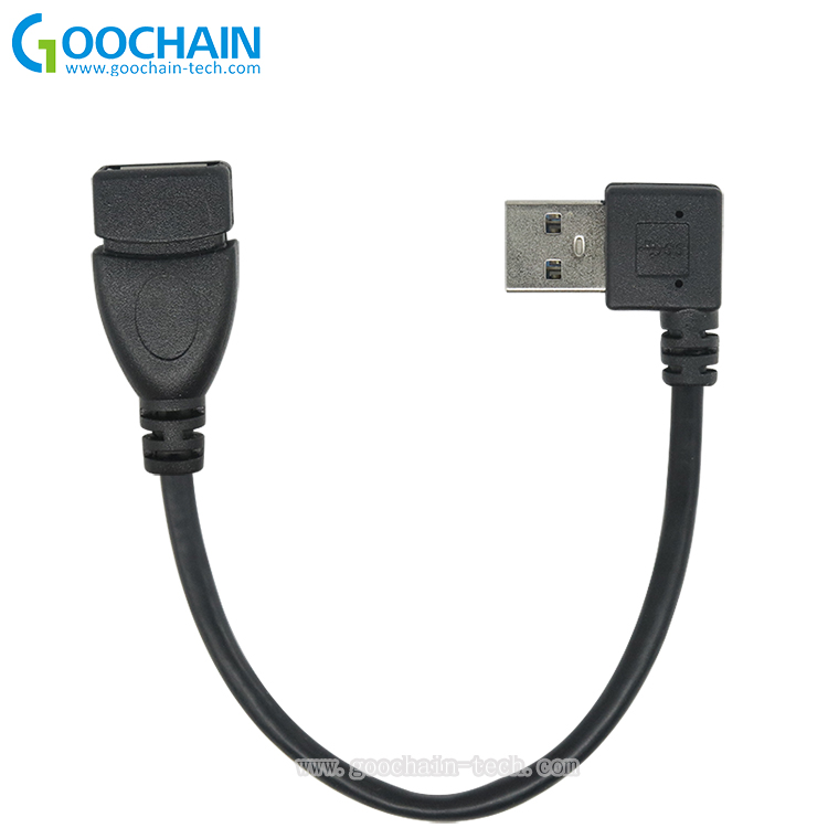 中国 スーパースピード直角USB 3.0男性延長データケーブル メーカー