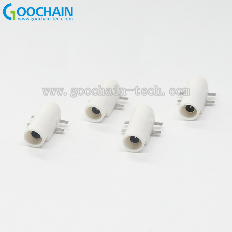 China PCB Mount dc 2.35mm socket,Female dc 2.35mm plug for ecg lead wire manufacturer