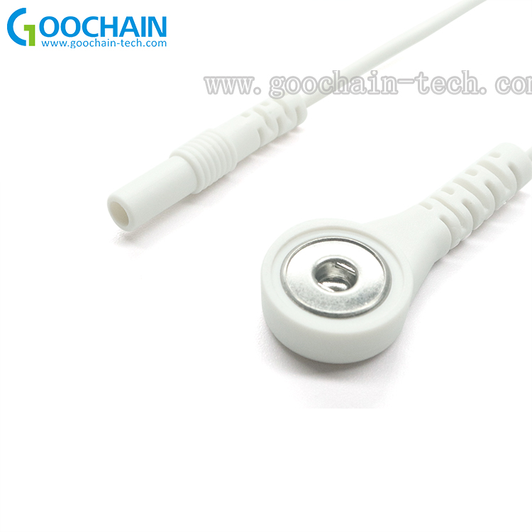 中国 4.0MM医疗母扣转2.0mm母头电极针导联线 制造商