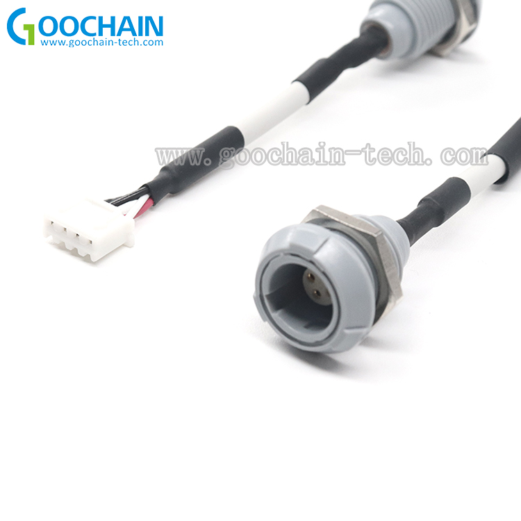 中国 LEMO 4PIN监护仪导联线ECG EKG扣子和2.0mm ECG导联线 制造商