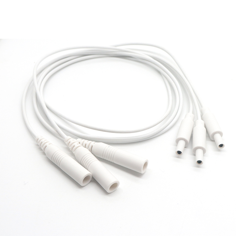 China Aangepaste veiligheidsstekker dc 2,35 mm tot 2,0 mm elektrodependraad voor tientallen Eenheid: fabrikant