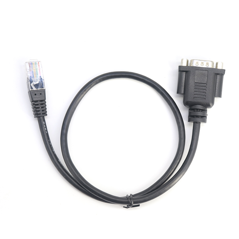 China RS232 DB9 mannelijk naar RJ45 8P8C mannelijke seriële kabel fabrikant