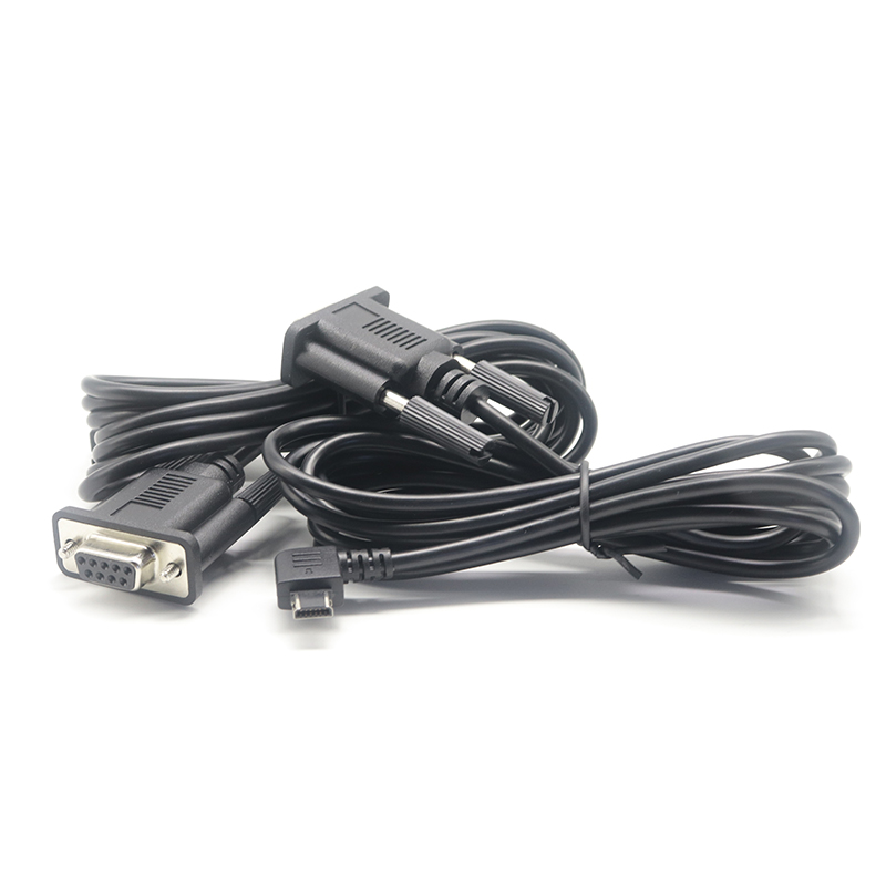 China DB9 Female to 90 degree right angle mini usb 12pin Serial Console Cable FOR Brocade switch manufacturer