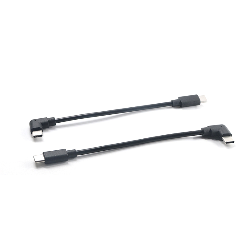 China Ângulo de 90 graus USB 3.1 TYPE C macho para cabo USB C macho fabricante