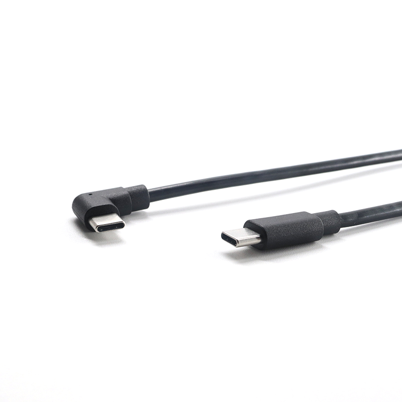 China Ângulo de 90 graus USB 3.1 TYPE C macho para cabo USB C macho fabricante