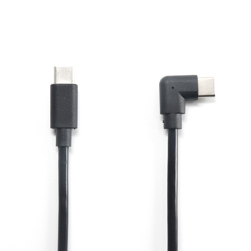 China Ângulo de 90 graus USB 3.1 TYPE C macho para cabo USB C macho fabricante