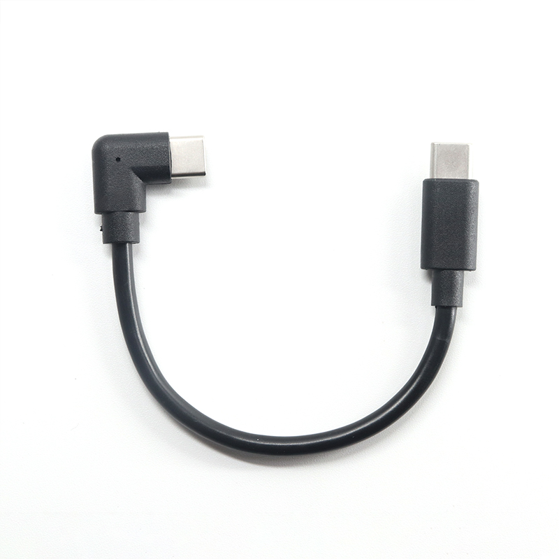 China Ângulo de 90 graus USB 3.1 TYPE C macho para cabo USB C macho fabricante