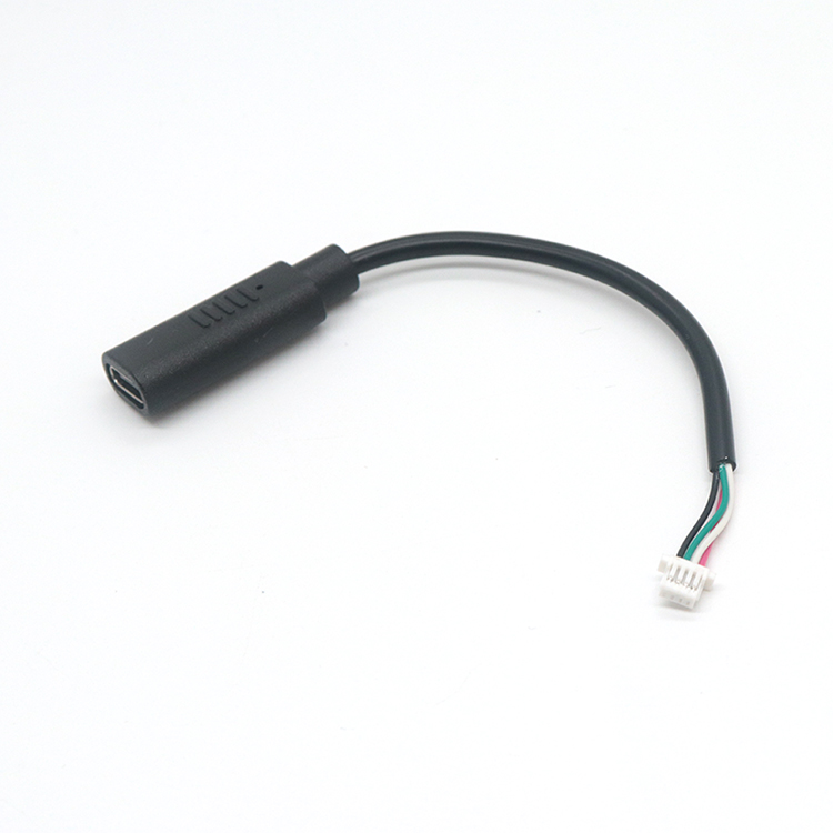 Chine USB 2.0 Type C Femelle à SH1.0 Pitch -4Y Fil de borne de boîtier blanc fabricant