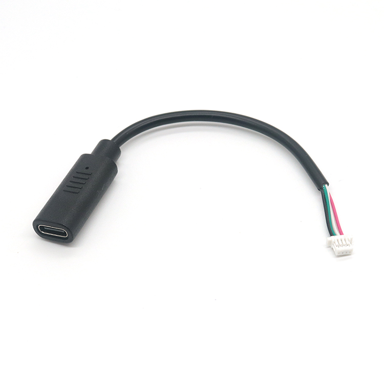 Chine USB 2.0 Type C Femelle à SH1.0 Pitch -4Y Fil de borne de boîtier blanc fabricant