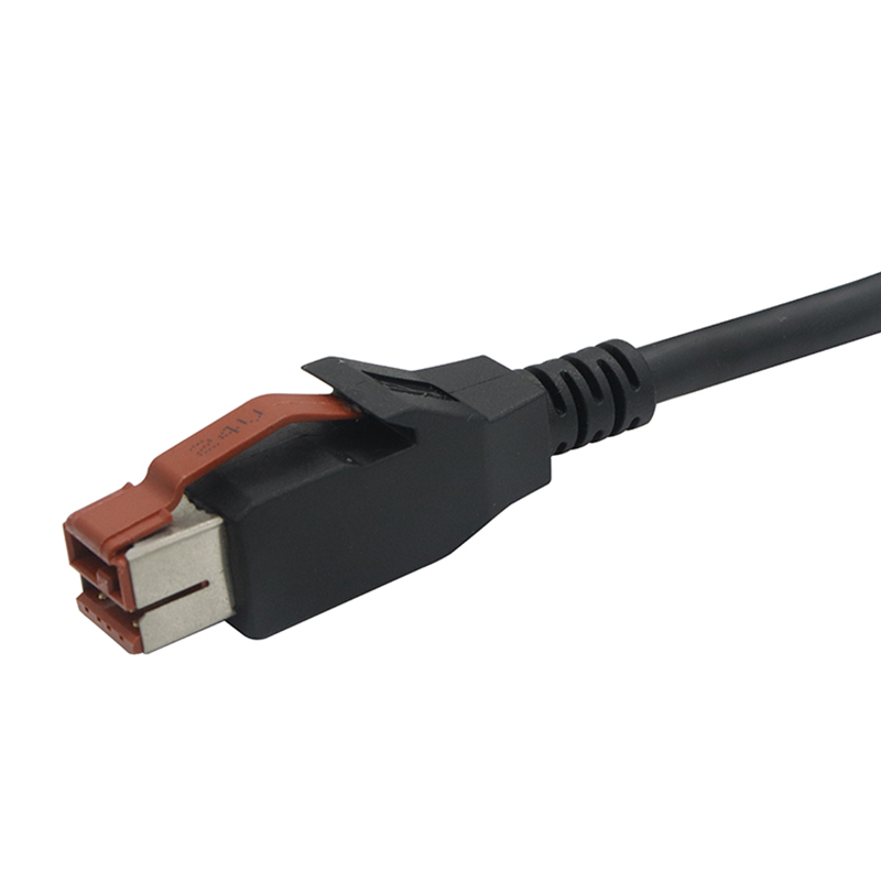 China Epson Power Plus Powered USB Interface Cable 24V 1X8PIN Powered USB/PoweredUSB Cable for POS Terminals & EPSON IBM Printers manufacturer