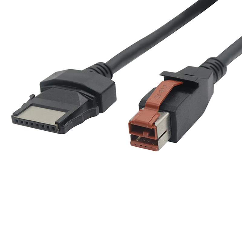 China Epson Power Plus Powered USB Interface Cable 24V 1X8PIN Powered USB/PoweredUSB Cable for POS Terminals & EPSON IBM Printers manufacturer