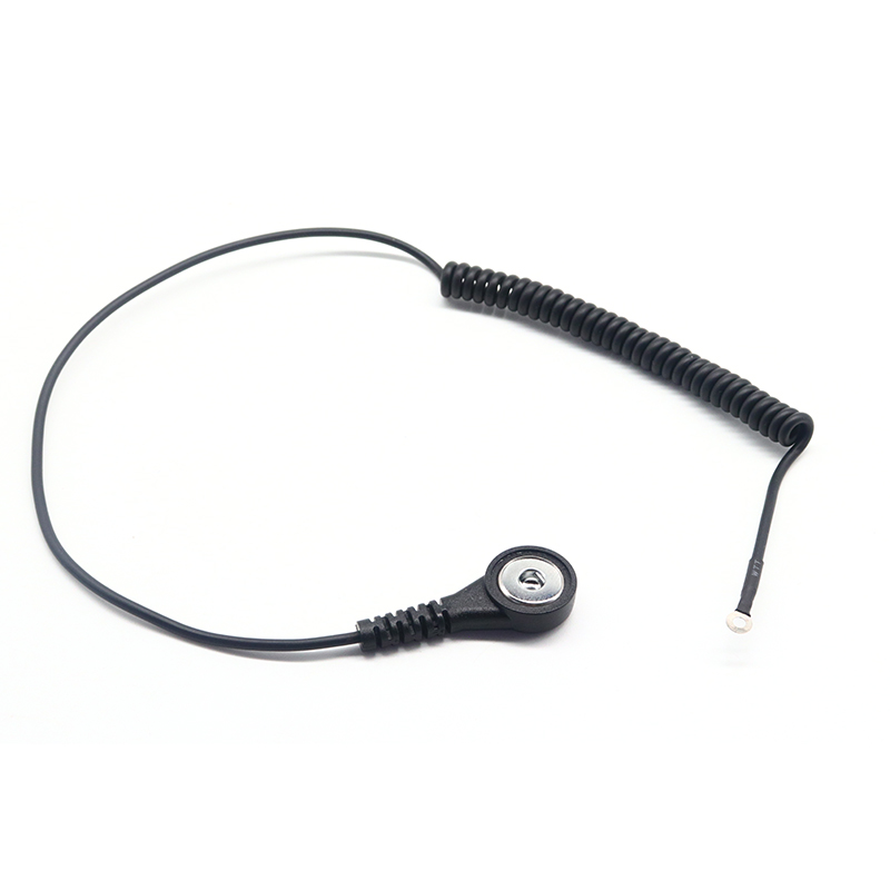 China Benutzerdefinierte Spirale 4,0 mm weibliches Schnapp-EKG-EEG EKG EMG-Kabel-Ableitungskabel Hersteller