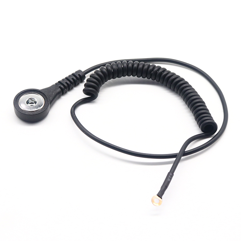 China Benutzerdefinierte Spirale 4,0 mm weibliches Schnapp-EKG-EEG EKG EMG-Kabel-Ableitungskabel Hersteller