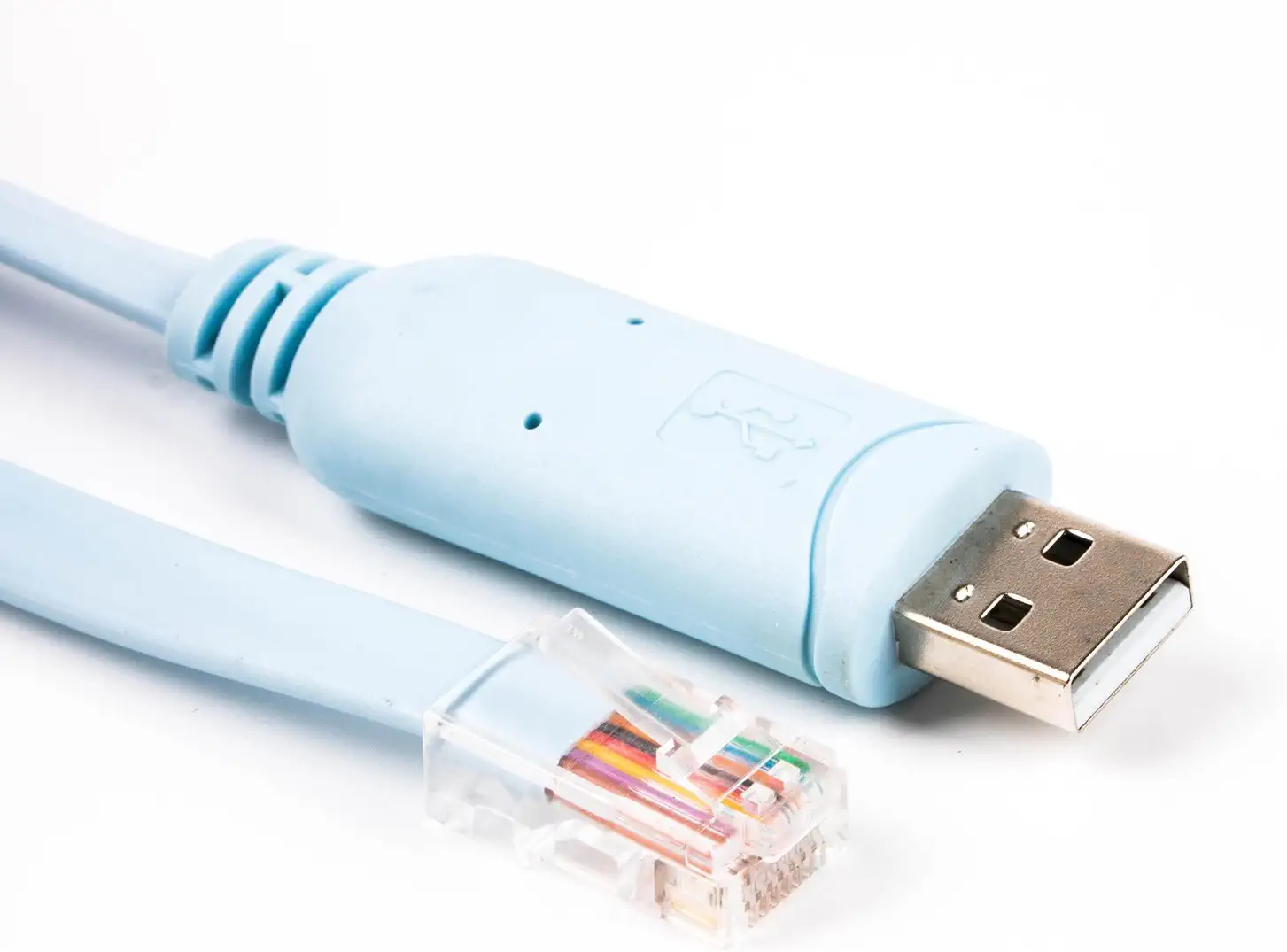 China Replacement USB Console Cable for Cisco Router Cable Ftdi Chipset USB to Rj45 Adapter Cable for Laptops in Windows, Mac, Linux manufacturer