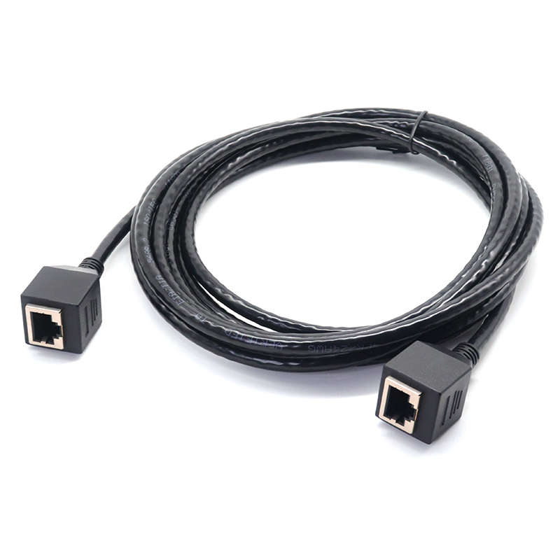 Afgeschermde CAT6 RJ45 Female naar RJ45 Female Ethernet Lan-netwerkkabel