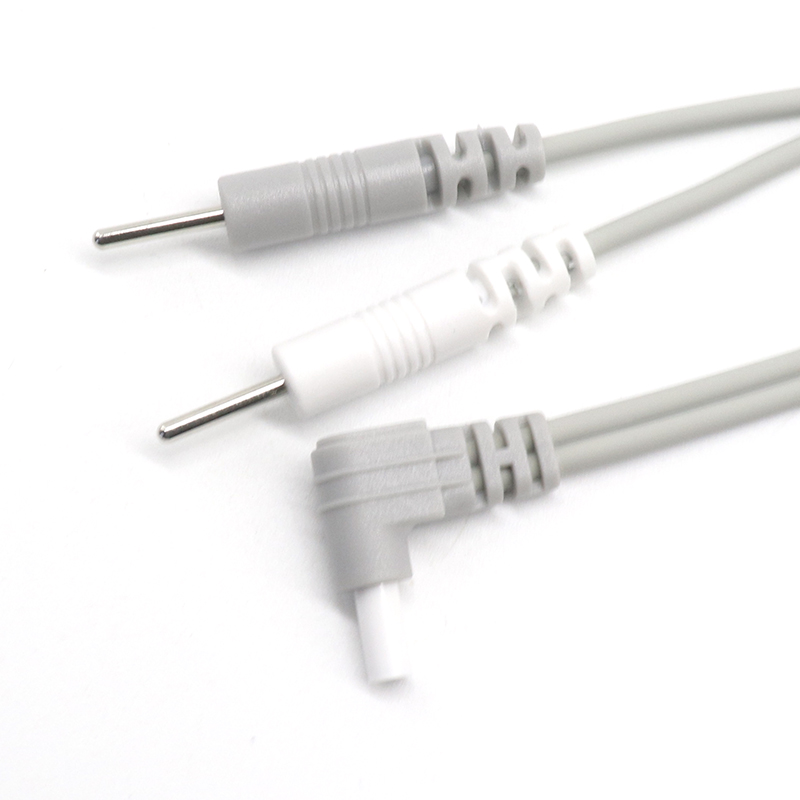 China Stimulation cable dc 2.35mm male to electrode 2.0mm ten lead wire manufacturer