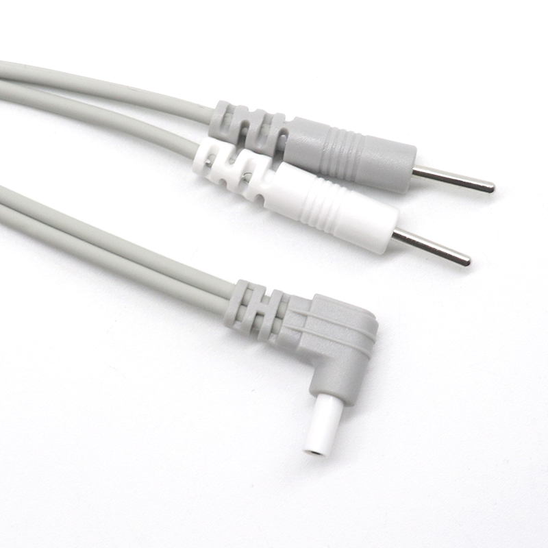 China Stimulation cable dc 2.35mm male to electrode 2.0mm ten lead wire manufacturer