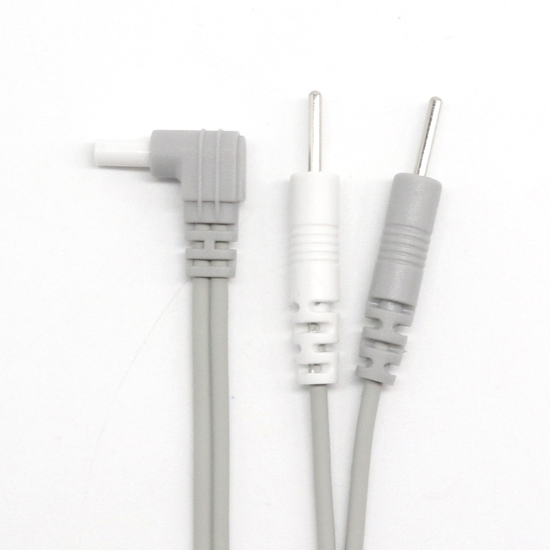China Stimulation cable dc 2.35mm male to electrode 2.0mm ten lead wire manufacturer