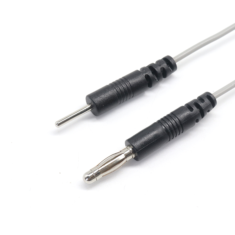China 4,0 mm banaanstekker naar 2,0 mm elektrodepenpuntkabel fabrikant