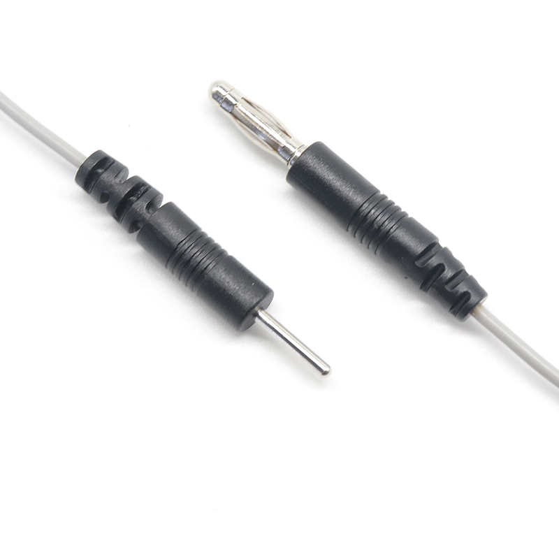 China 4,0 mm banaanstekker naar 2,0 mm elektrodepenpuntkabel fabrikant