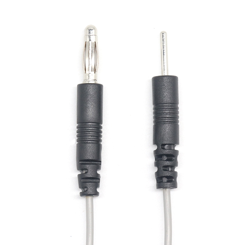 China 4,0 mm banaanstekker naar 2,0 mm elektrodepenpuntkabel fabrikant