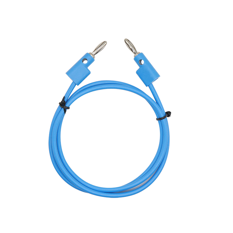 China Stacking Banana Plug Patch Cord Neat and Organized Audio Equipment Wiring manufacturer