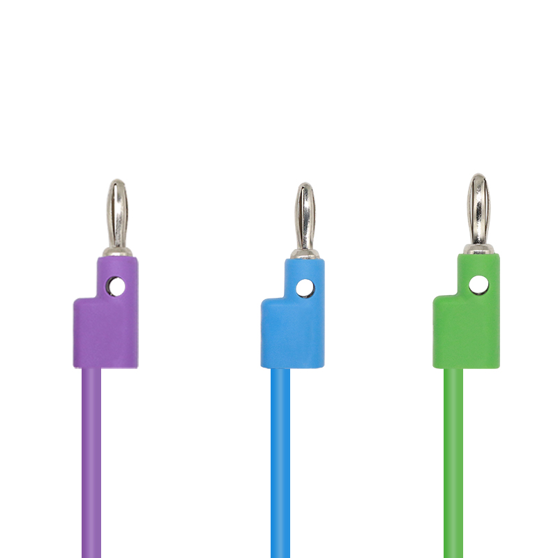 China Stacking Banana Plug Patch Cord Neat and Organized Audio Equipment Wiring manufacturer