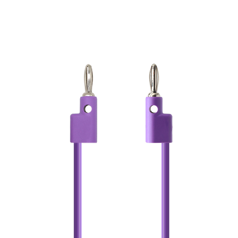 China Stacking Banana Plug Patch Cord Neat and Organized Audio Equipment Wiring manufacturer