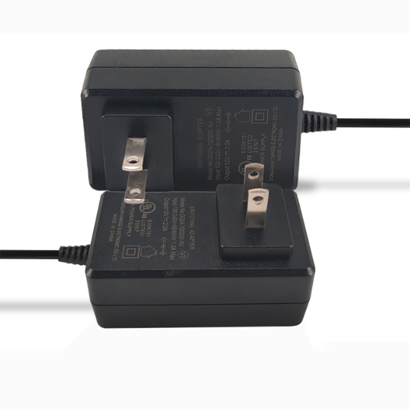 中国 UL 认证 12V 2A 电源交流转直流适配器，交流 100-240V 转直流 12 伏变压器 制造商