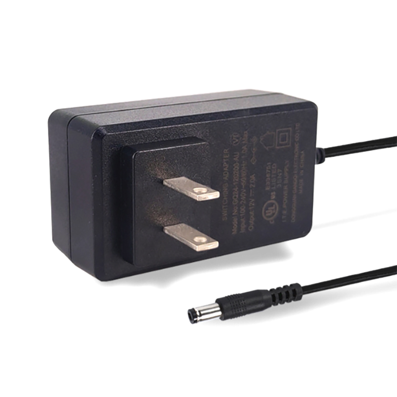 中国 UL 认证 12V 2A 电源交流转直流适配器，交流 100-240V 转直流 12 伏变压器 制造商