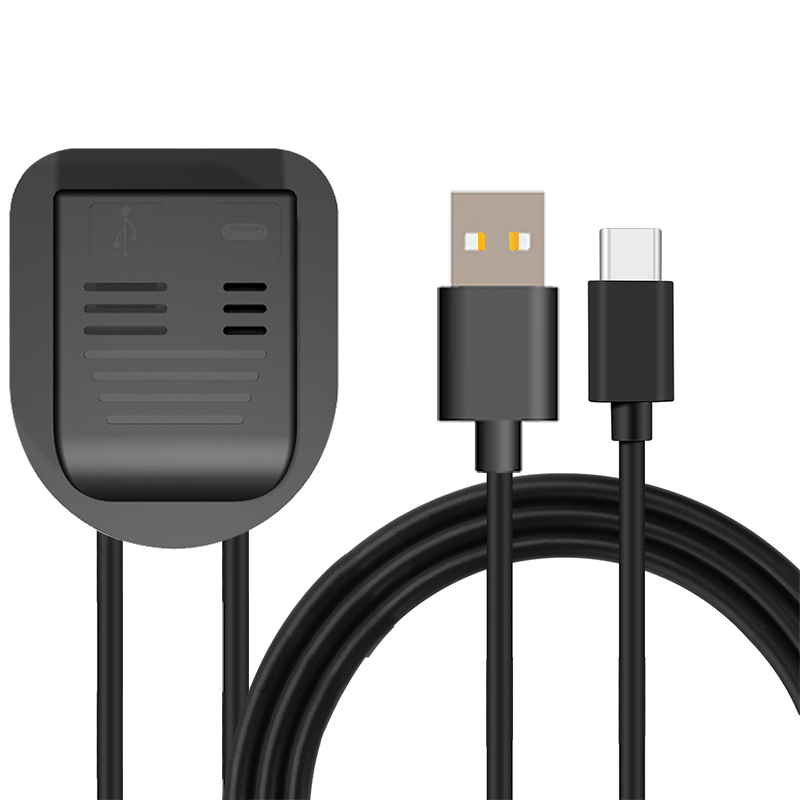 China Anti-diefstal Rugzak Externe USB Shell Datakabel 2 in 1 USB Type C Snel Opladen Verlengkabel voor Schoudertas en Koffer Accesorries fabrikant