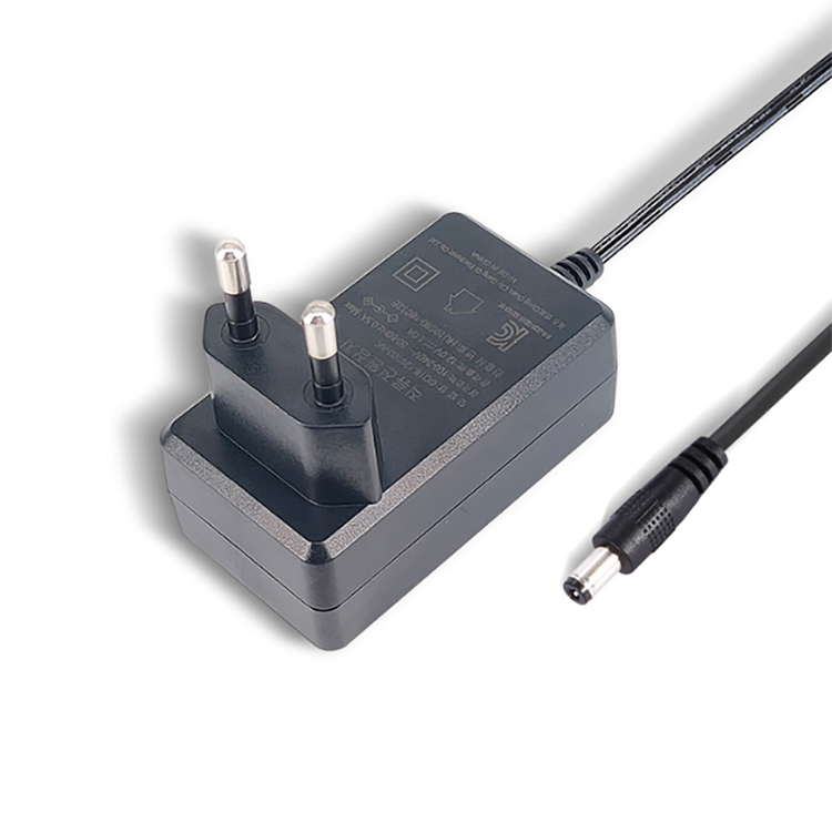 Aangepaste EU US UK KC Pug 12W 12V 1A wandmontage AC / DC-stekker Voeding Voedingsadapter