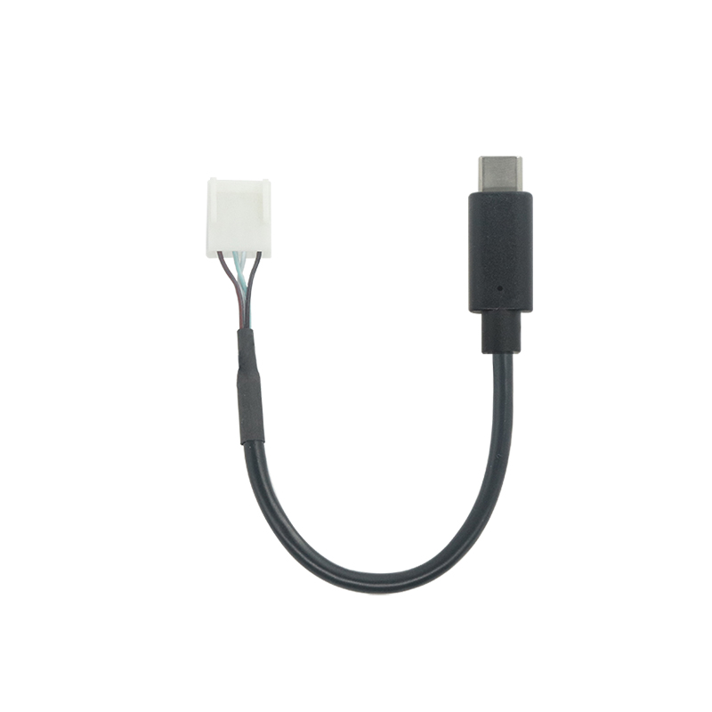 Custom USB C Tipo C Maschio a JST-PH 2.0 Connettore terminale a 4 pin Cavo Molex filo femmina