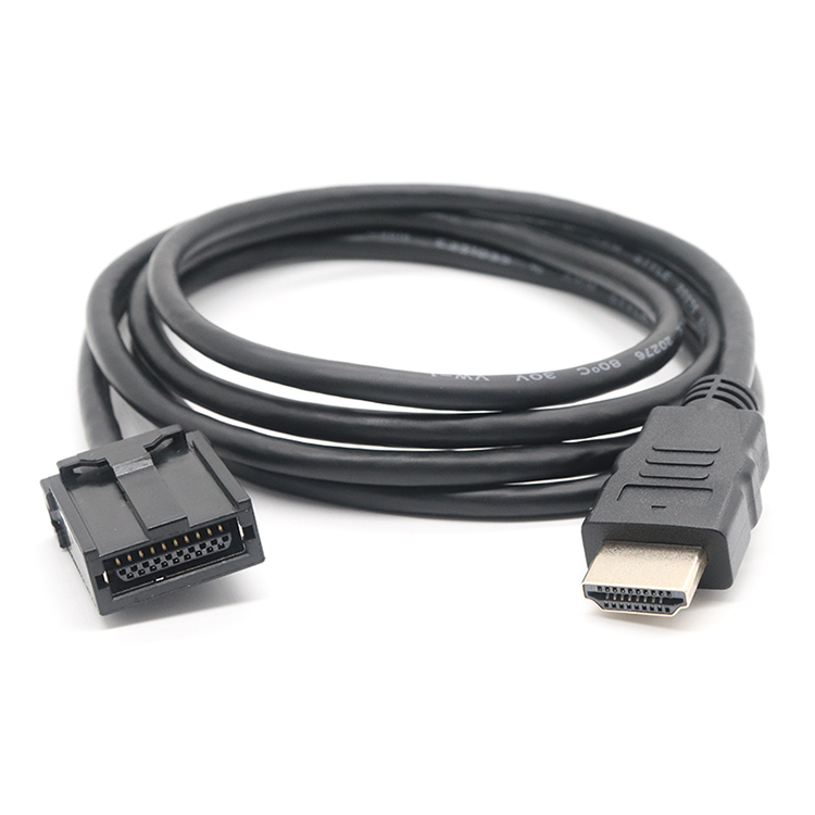 Cavo di prolunga audio video HDMI 1.4 da tipo E maschio a tipo A maschio ad alta velocità per sistema di connessione automobilistica
