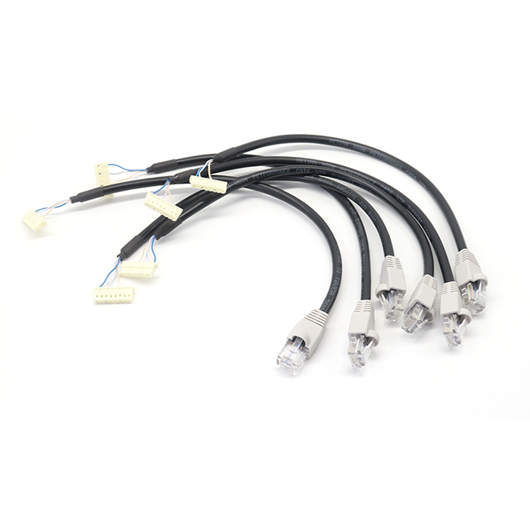 Cable de comunicación de conector de carcasa RJ45 8P8C macho a PH2.5-8Y personalizado