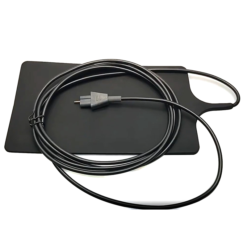 China Reusable ESU Patient Grounding Negative Plate With Electrode PIN Plug Cable manufacturer