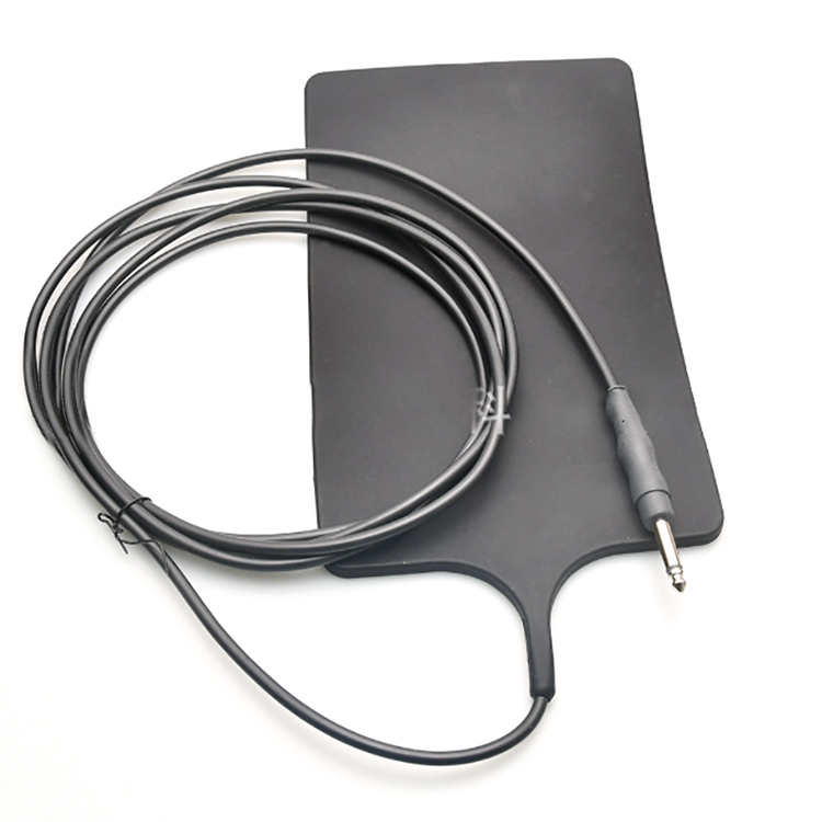 Reusable ESU Patient Negative Grounding Plate With 6.3mm Jack Cable