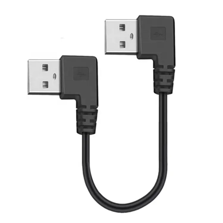 中国 90 度直角 USB 2.0 3.0 A 型公对公延长线，带批发库存 制造商