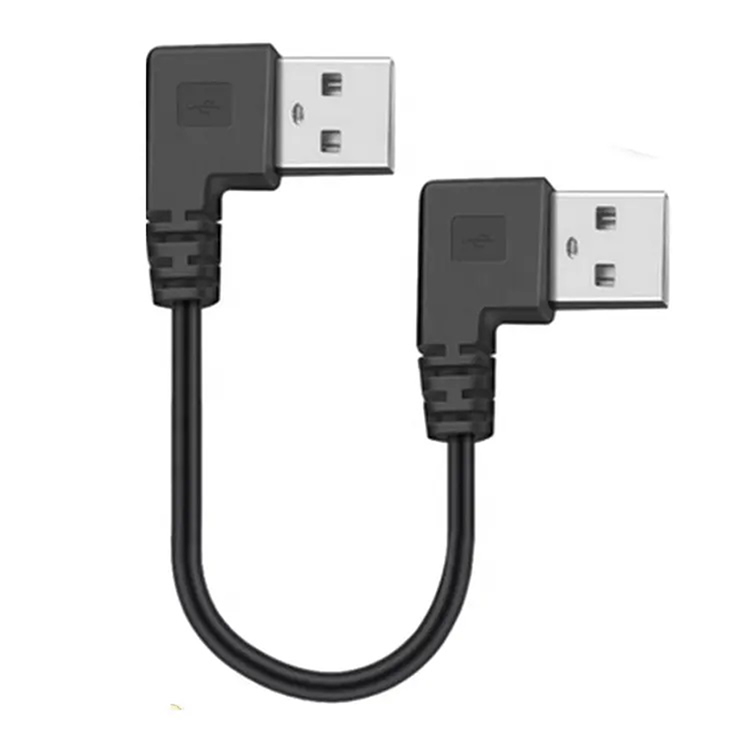 中国 90 度直角 USB 2.0 3.0 A 型公对公延长线，带批发库存 制造商