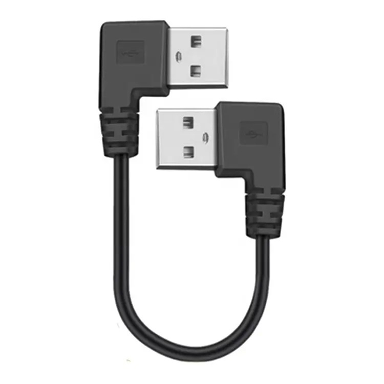 中国 90 度直角 USB 2.0 3.0 A 型公对公延长线，带批发库存 制造商