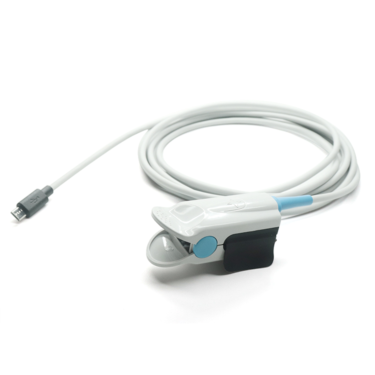 Oxygen Devices Accessories Compatible Micro Male to Adult Finger Clip Mindray Spo2 Sensor