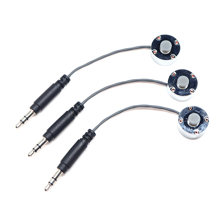 China Aangepaste 3,5 mm audio 3 oles mannelijke jack naar ECG Sense-connectorkabel fabrikant
