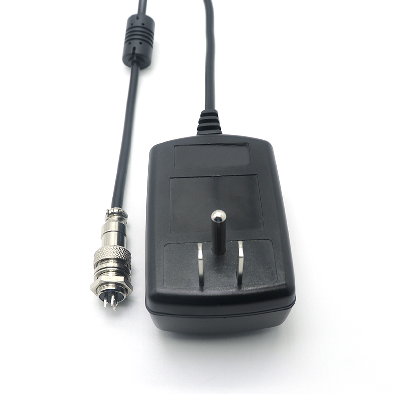 China Universal American Plug US Socket 3 Way Power Charging Adapter with M12 3P 3pin Aviation Lemo Connector manufacturer