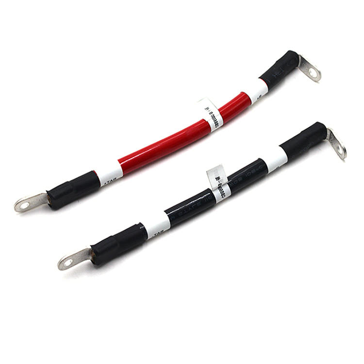 16sq mm 5awg 1000V PVC 5.3mm ID right angle ring red copper terminal connector lug fast connection cable