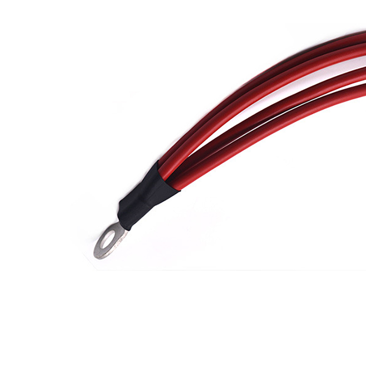 China New Energy Photovoltaic Wire Harness 10Awg Multi Single-Pole Plug O Ring Terminal Wire Cable Assembly manufacturer