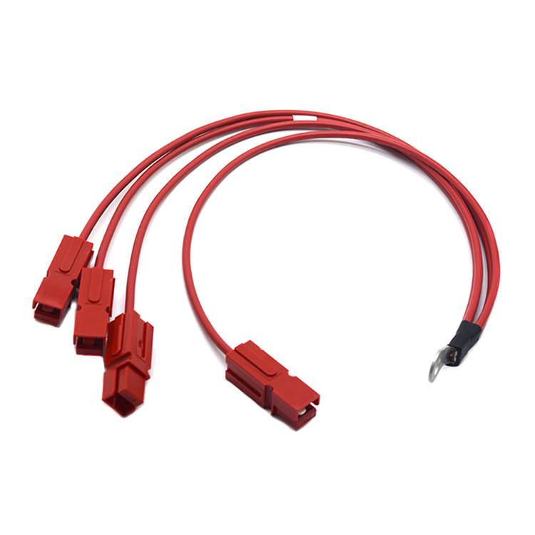 China New Energy Photovoltaic Wire Harness 10Awg Multi Single-Pole Plug O Ring Terminal Wire Cable Assembly manufacturer