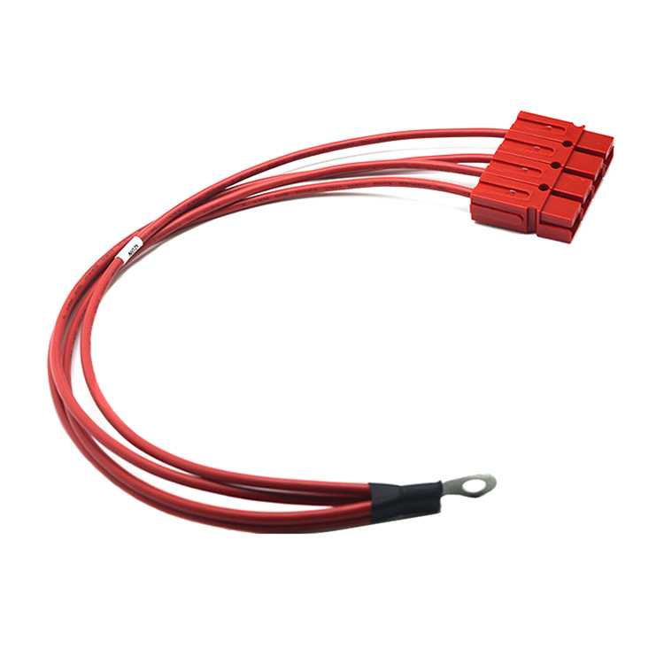 China New Energy Photovoltaic Wire Harness 10Awg Multi Single-Pole Plug O Ring Terminal Wire Cable Assembly manufacturer