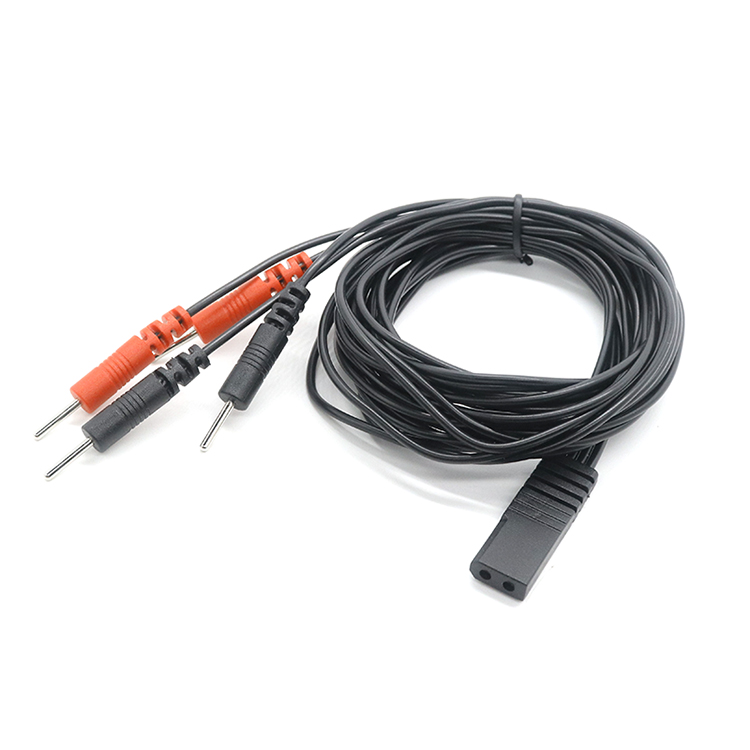 中国 4 引线 2.0MM 母电极针转 2mm 电极母双端口 TENS 引线 制造商